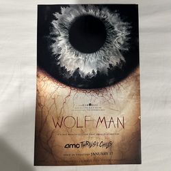 Wolf Man AMC movie poster