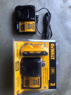 Dewalt 3AH Battery and 2 12v / 20v Chargers