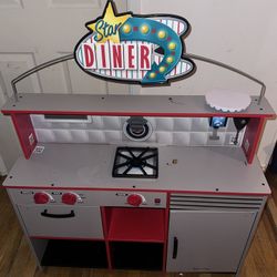 Childrens Play Kitchen w/ Sitting Booth 