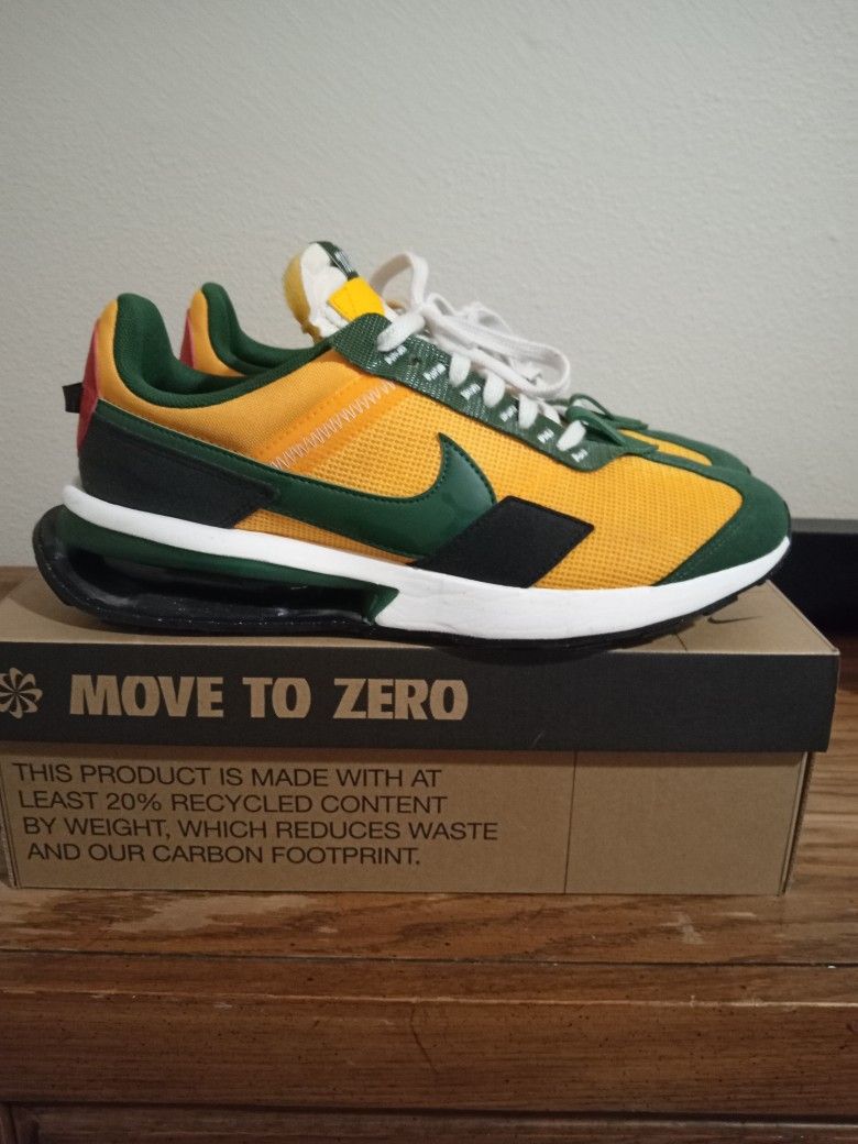 Nike Air Max Pre Day $90 Green Yellow Black