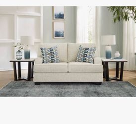Cream Sofa and loveseat