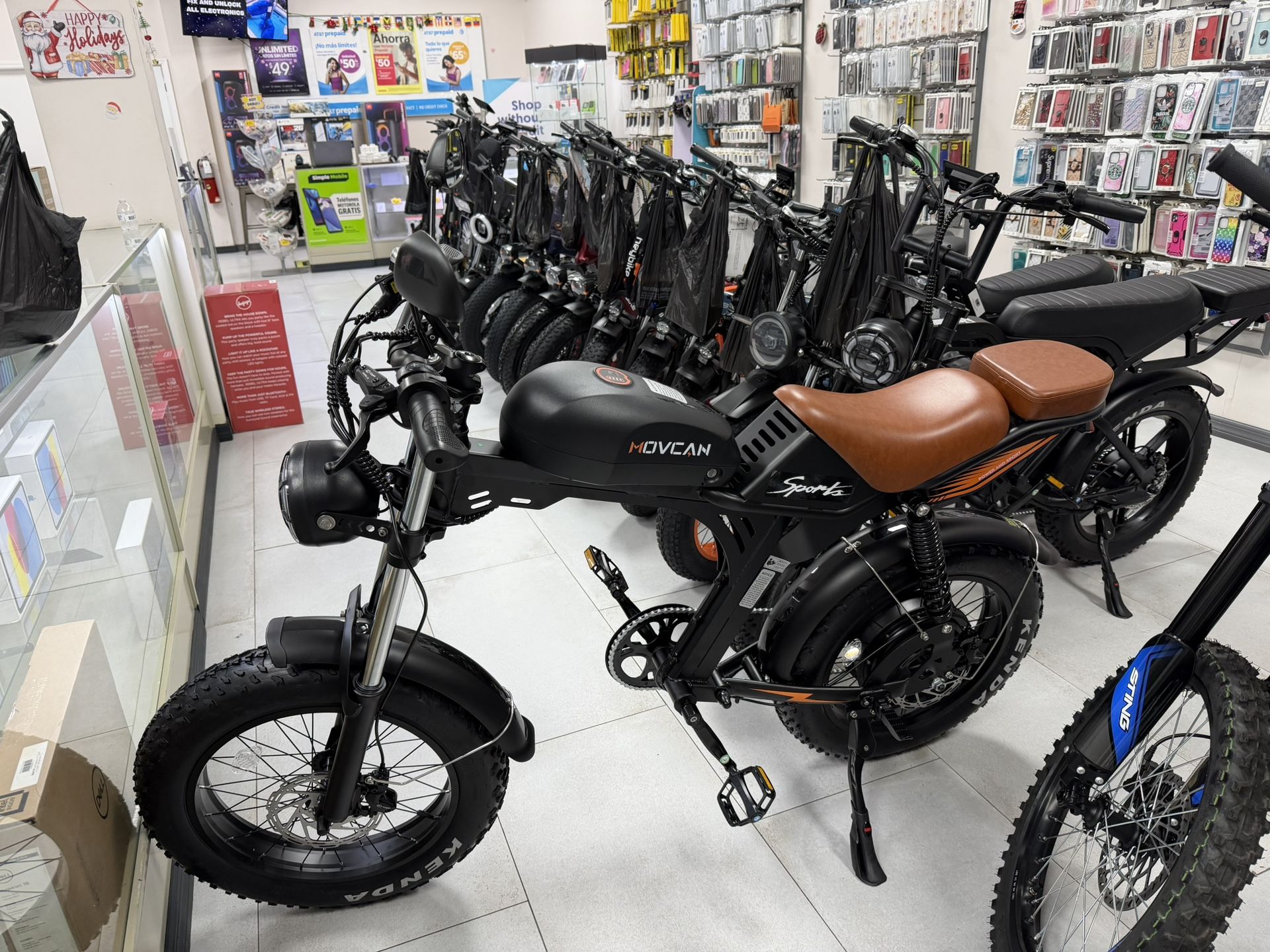 Movcan V70 Electric Bicycle 35MPH! Finance For $50 Down Payment!!