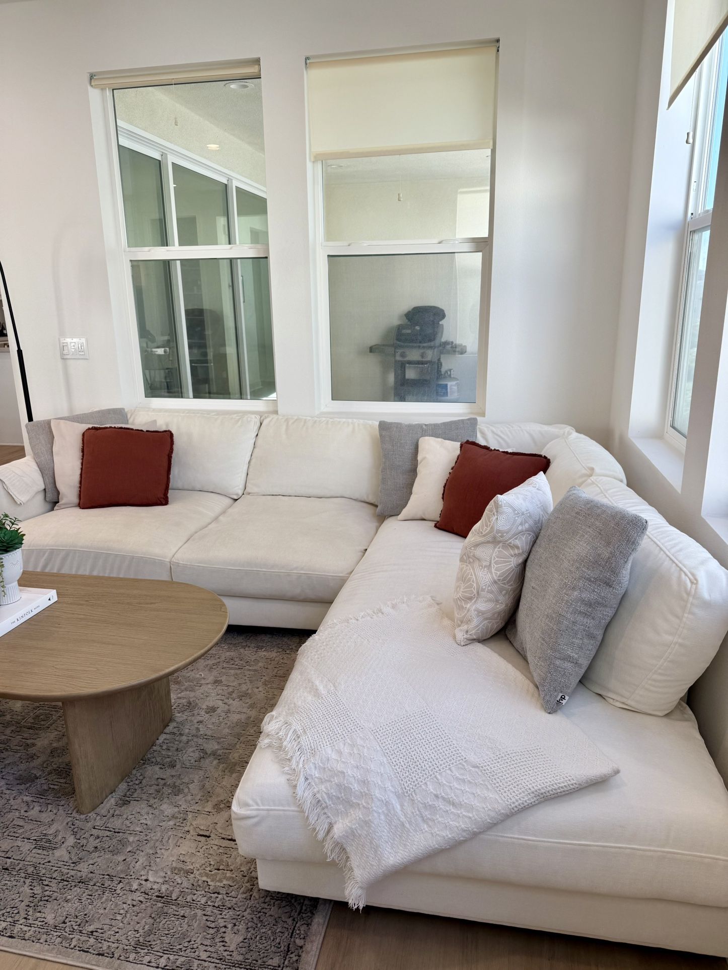 West Elm Haven 106’ Sectional Chaise Couch