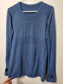 Lululemon Run: Swiftly Tech Long Sleeve Crew - Tonka Stripe