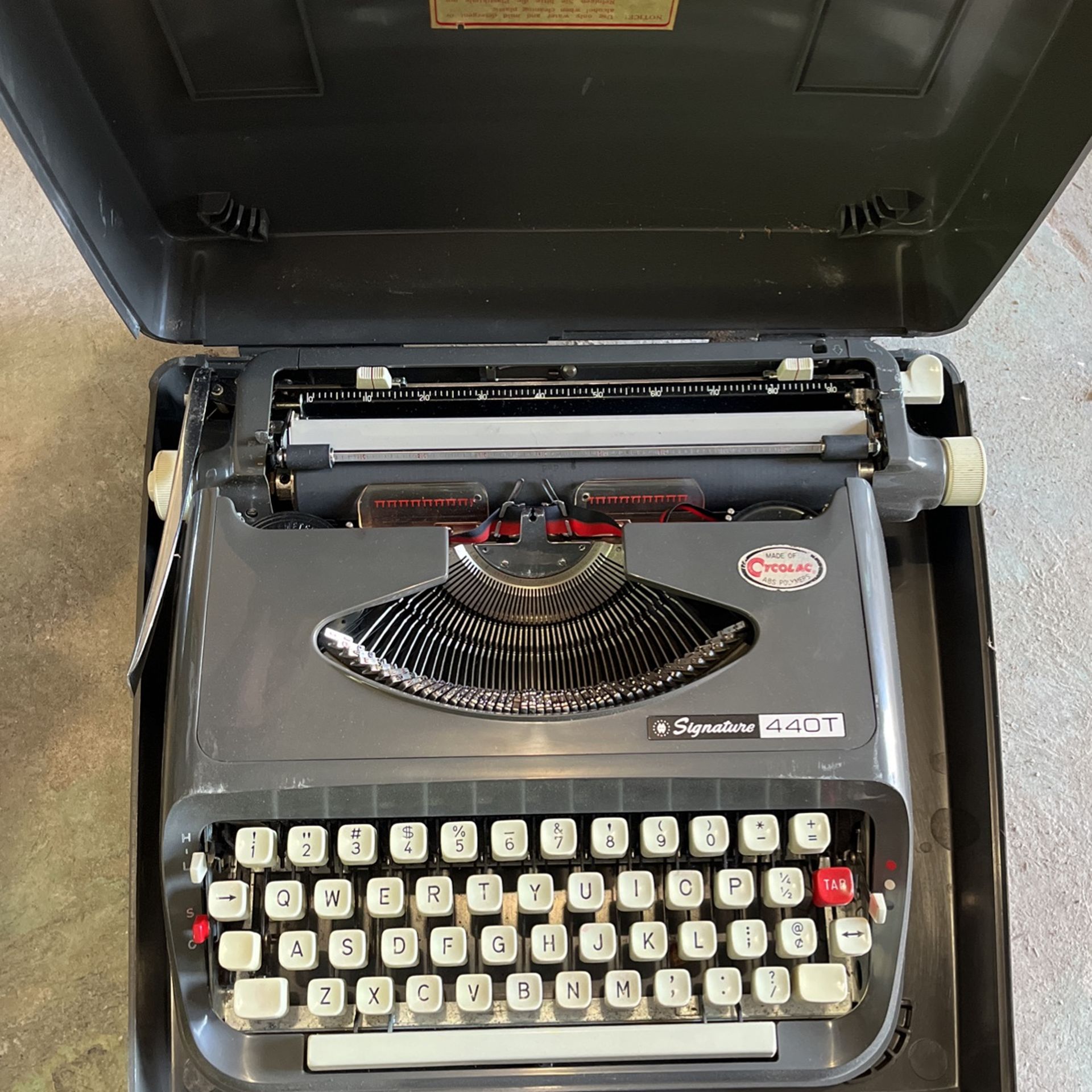 Vintage Montgomery Ward Signature Typewriters