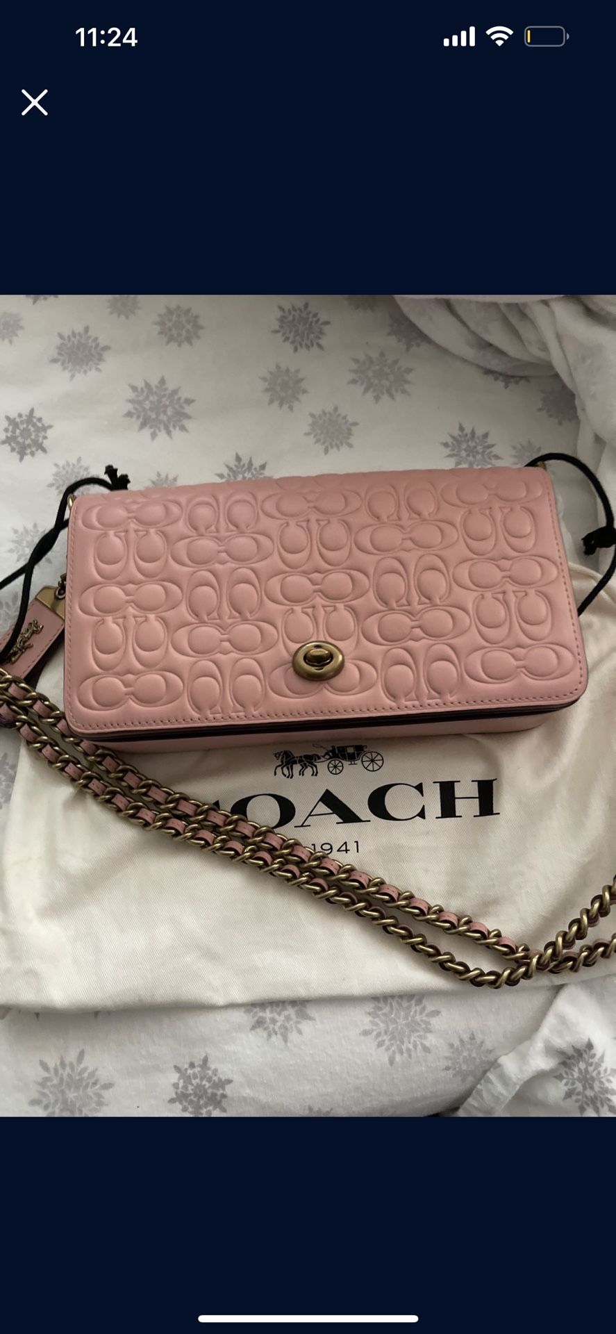 Beautiful Pink Coach Purse