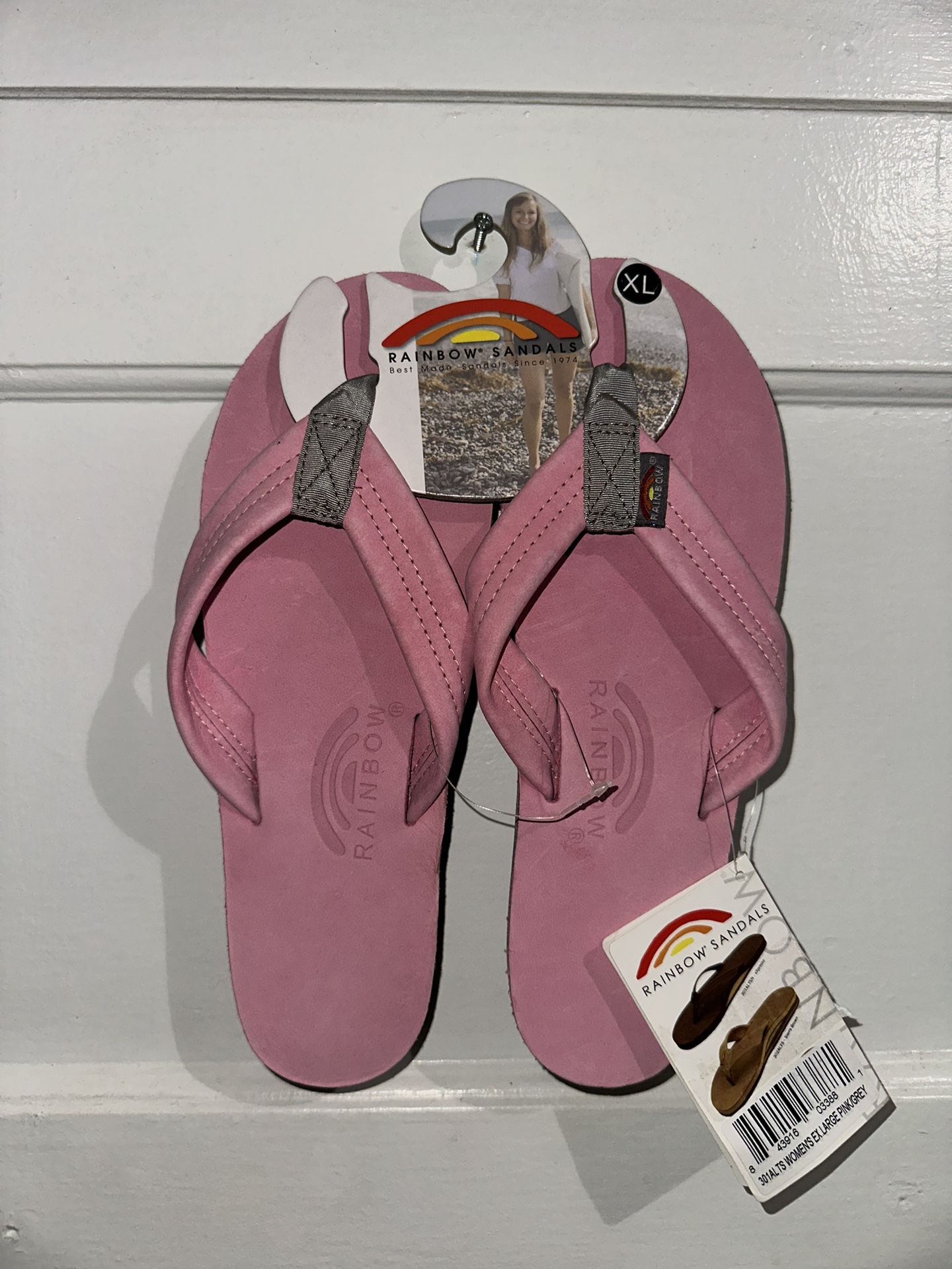 Rainbow Sandals 301alts Women’s XLarge / Pink/grey .