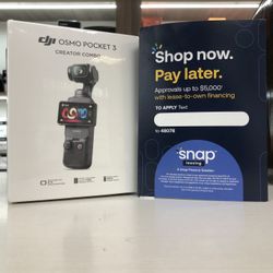 DJI Osmo Pocket 3 Creator Combo (Located In Downey, CA)