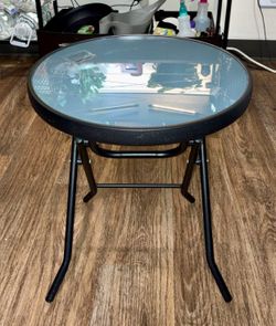 Tempered Glass Side Table/Plant Stand