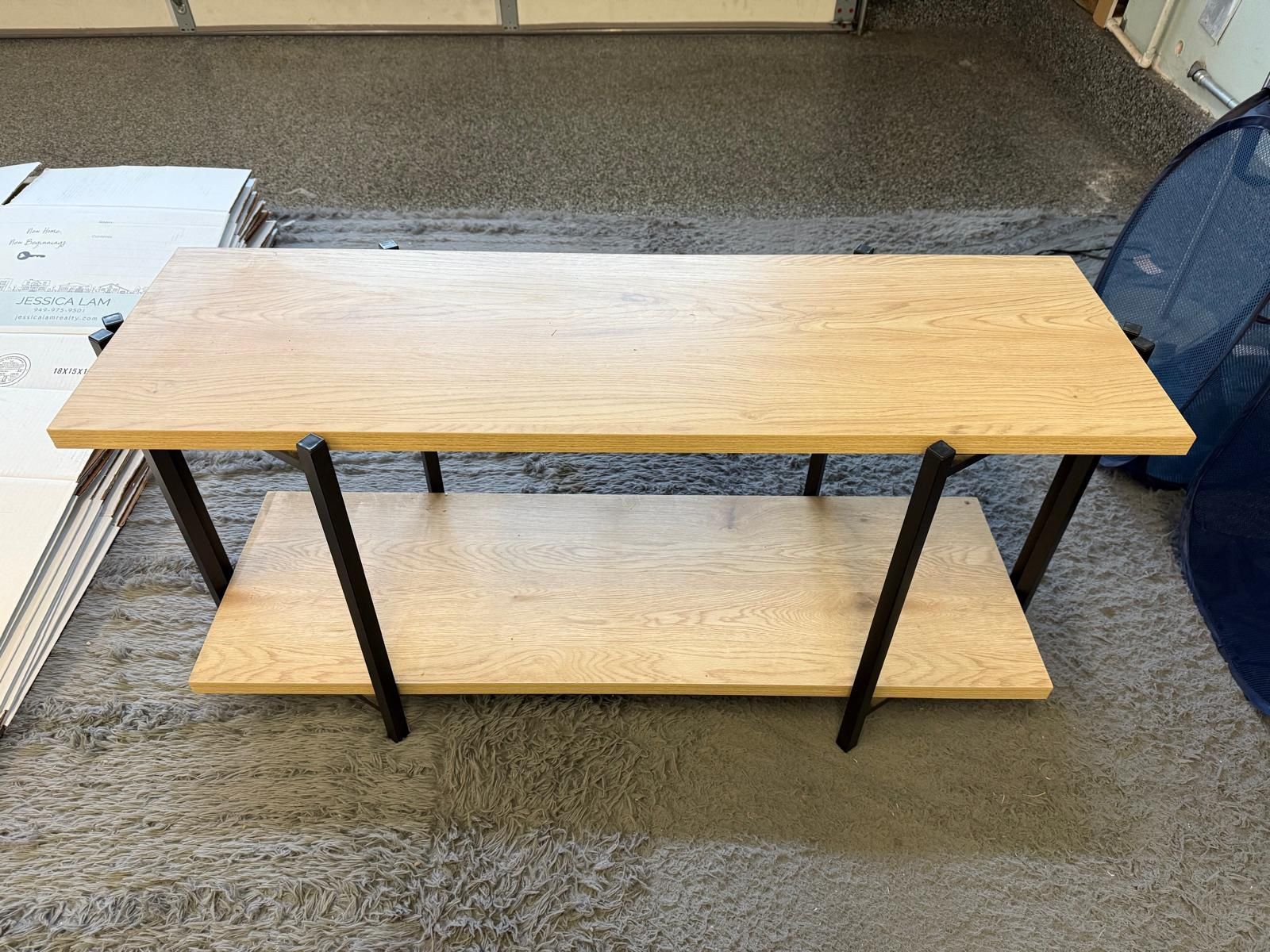 🪑 Modern Console / TV Table – 2 Tier Storage