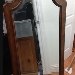 Beautiful Vintage Wood Mirror 
