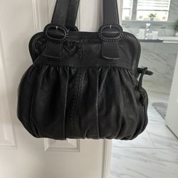 Black Cole Han Genuine Leather Bag