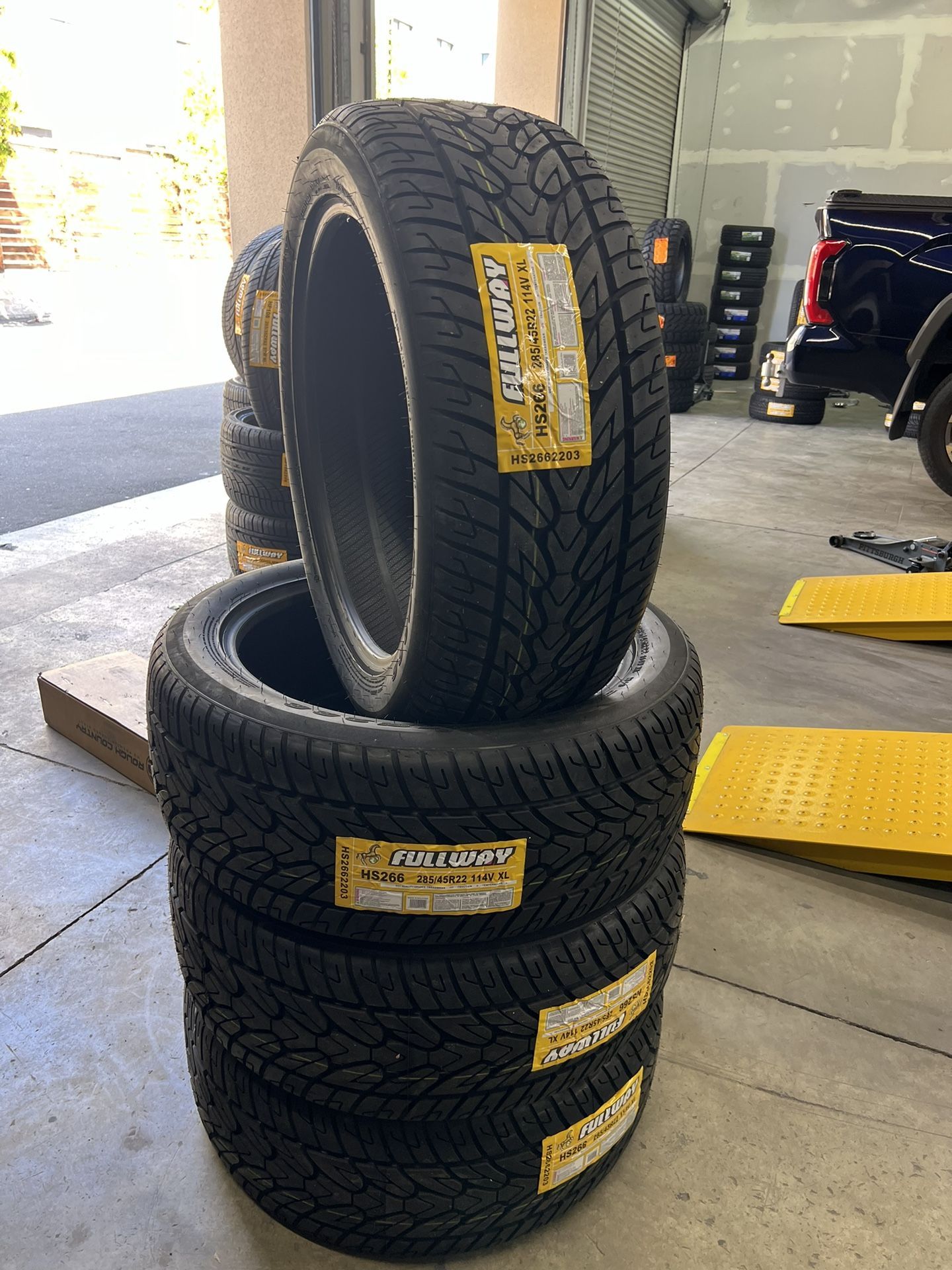 2853522 tire new install balance 130$ ea 