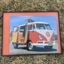 Vw Bus Puzzle In Frame