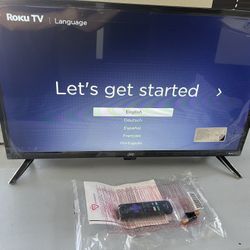 JVC 32 Inch Roku Smart TV