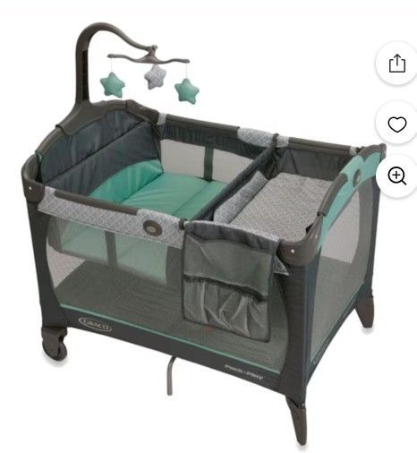 Graco Pack 'n Play Change 'n Carry Playard , Includes Portable Changing Pad, Manor