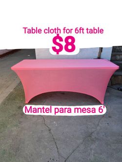 Table Cloth Cover For 6ft Table $8 Each