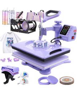 Whutefy 8-in-1 Heat Press Machine