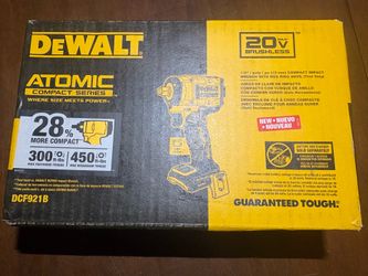 DEWALT ATOMIC 20V MAX Cordless Brushless 1/2 in. Variable Speed Impact Wrench (Tool Only)
