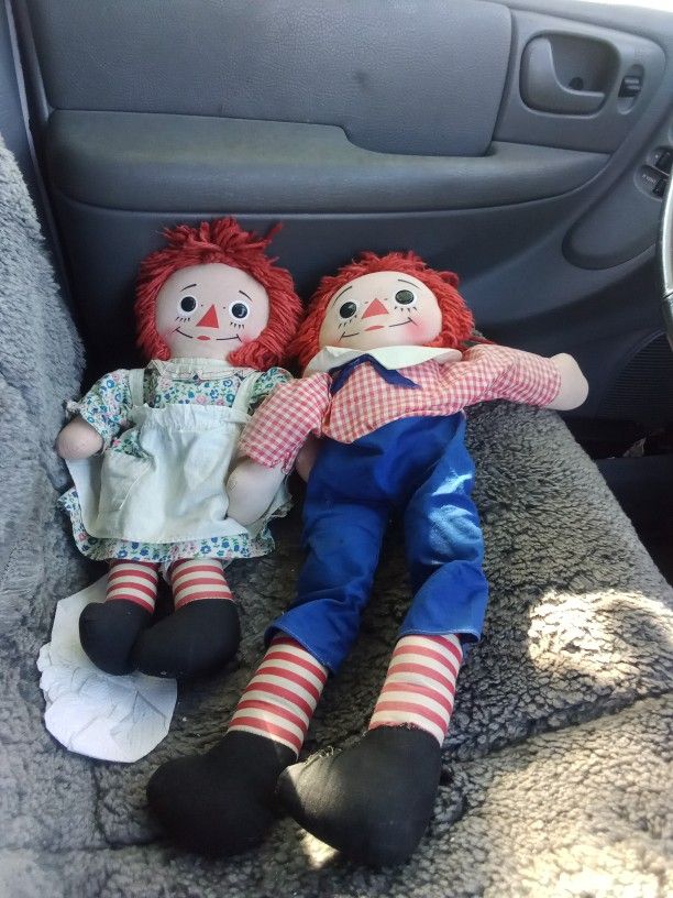 Original Raggedy Ann And Andy Cloth Doll