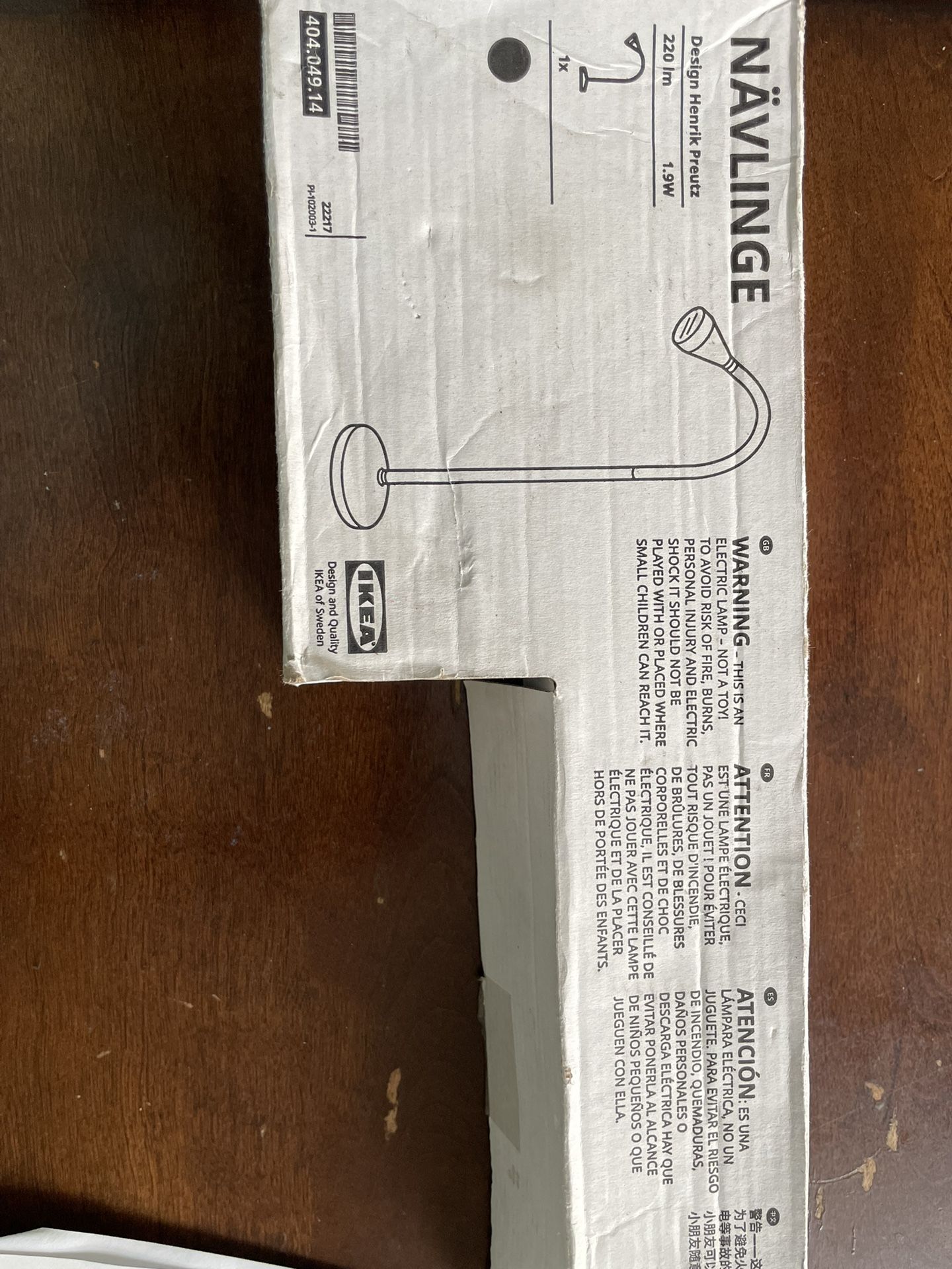 Navling (IKEA) Desklamp $5