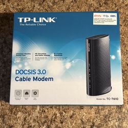 TP-LINK TC-7610 DOCSIS 3.0 Cable Modem