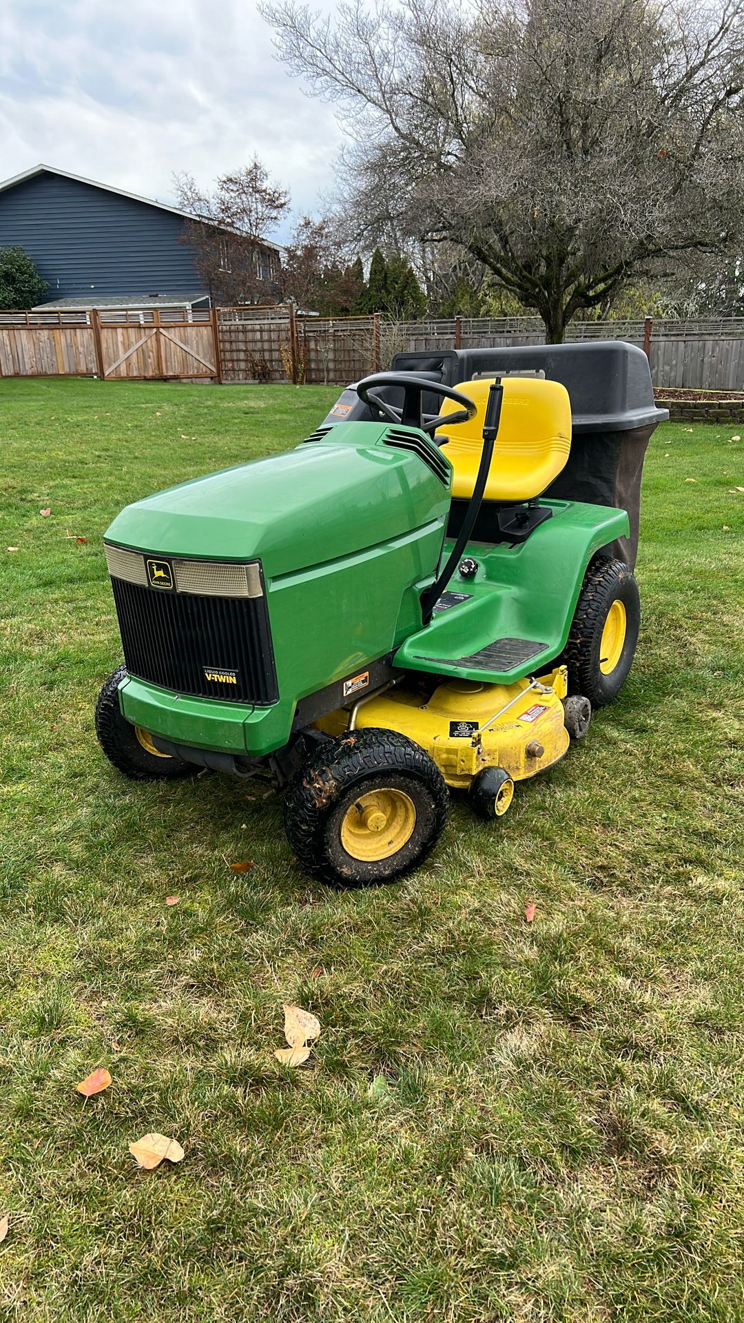 John Deere LX178 V-Twin Lawn Tractor with 38” Deck