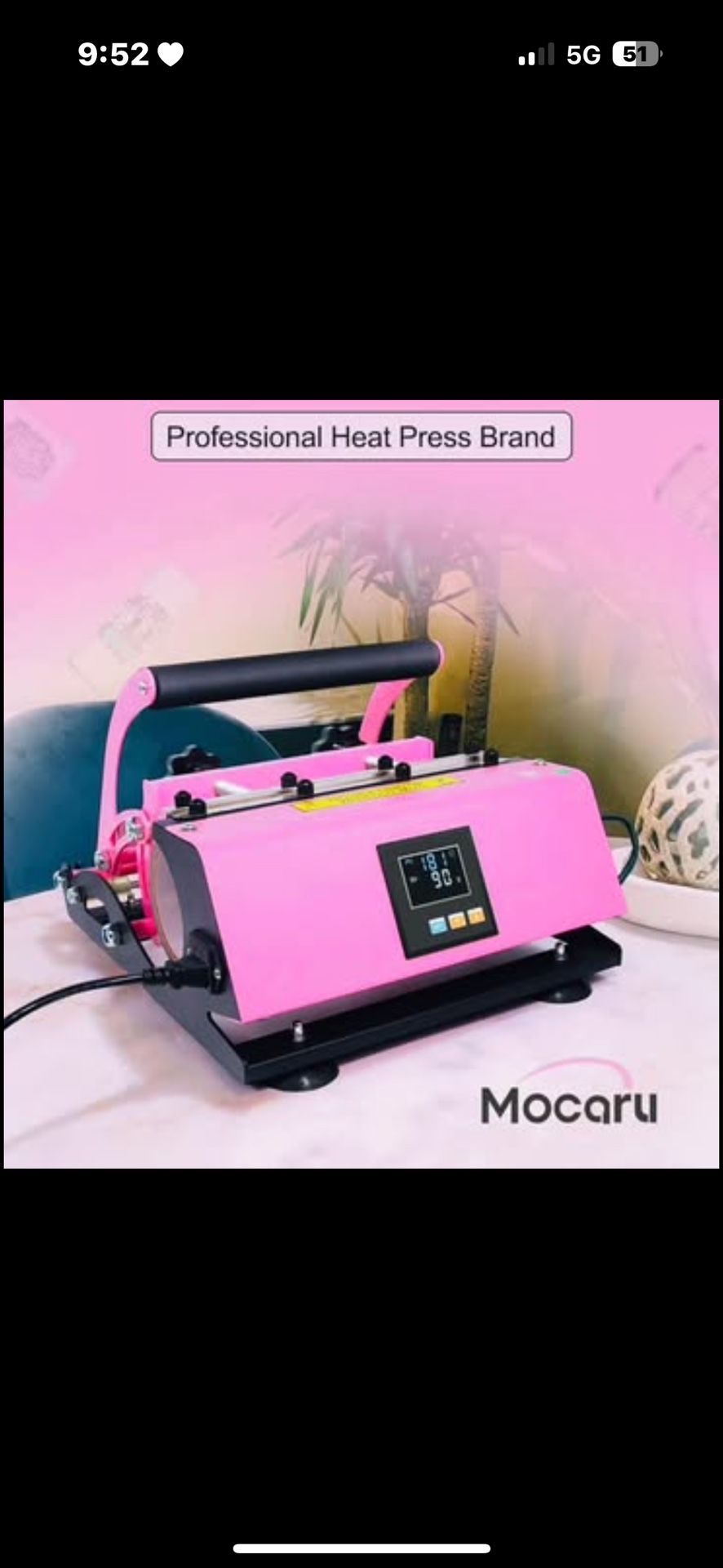 Tumbler Mug Heat Press Machine