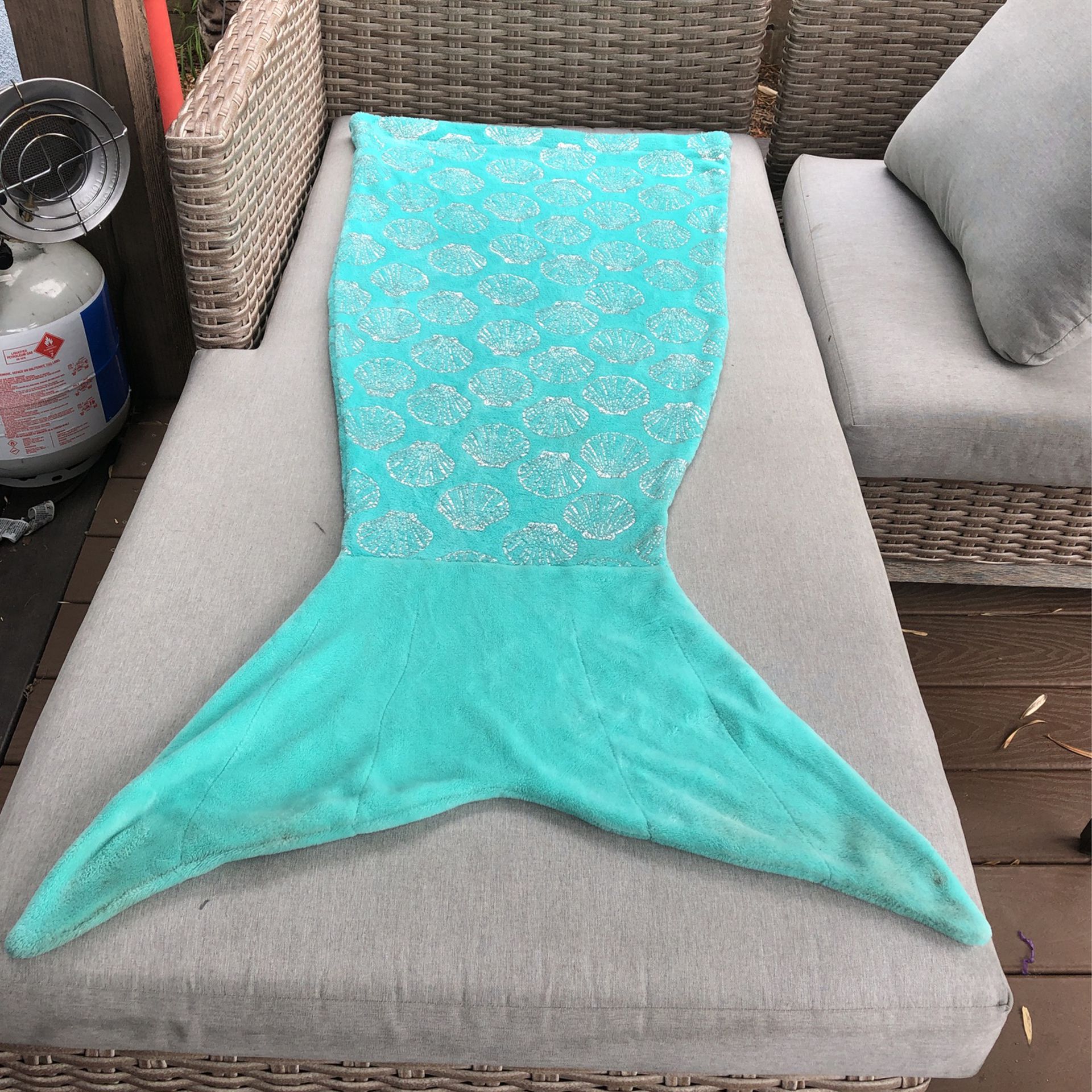 Girls Mermaid Tail Sleep Sack Size 8