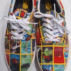 VANS EN COLQBORACION CON NATIONAL GEOGRAFIC  9.5 HOMBRE Y 11 PARA MUJER 