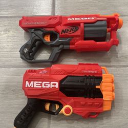 Nerf Mega Guns, Cycloneshock And Tri-break