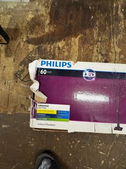 Orange LED Tree Philips 60” Used.