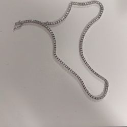 real white gold chain 