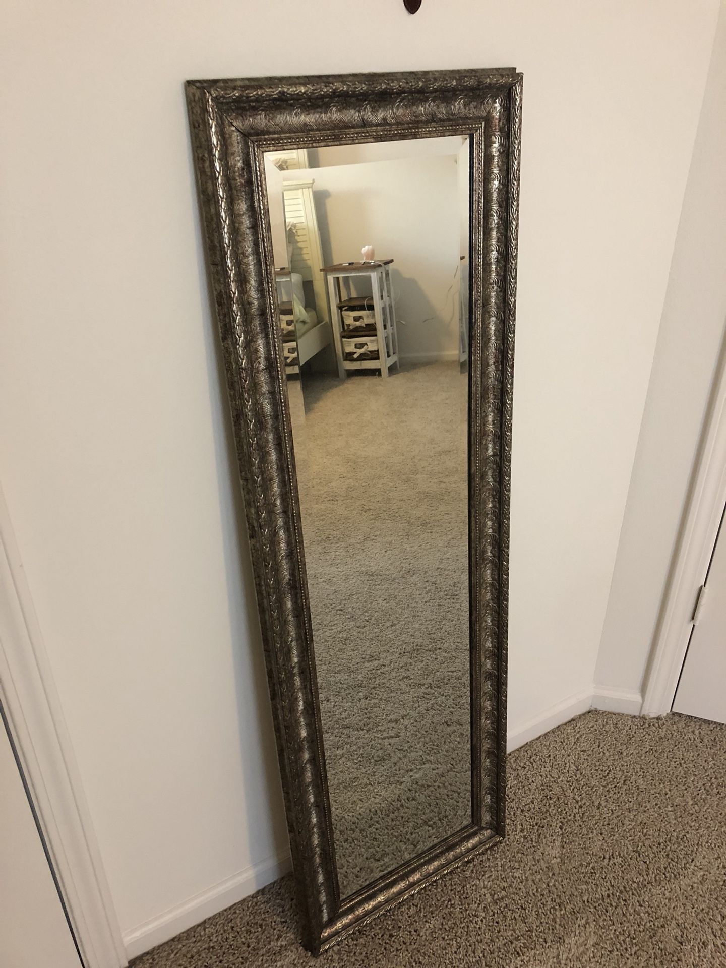 Tall length rustic mirror
