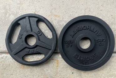 Selling a set of 10 lbs Olympic weight plates