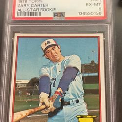1976 Topps Gary Carter All-Star Rookie - PSA 6