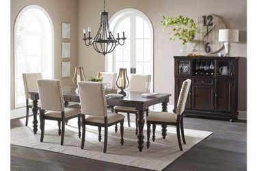 New 7pc dining room table set tax included free delivery