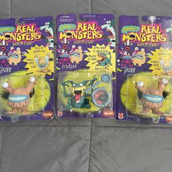 Aaahh!!! Real Monsters  Nickelodeon Mattel Toys 
