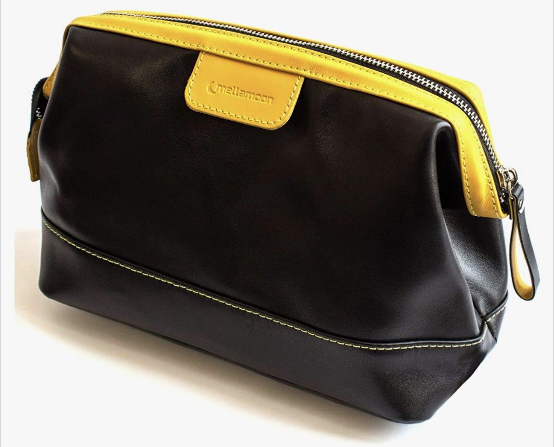 Brand New Leather Toiletry Bag Dopp Kit for Travelling - Hygiene Bag Shaving Kit Bag - Leather Dopp Kit - Cosmetic Travel Bag 
