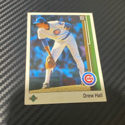 1989 Drew Hall, Chicago  Cubs