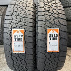 (2) 215/65/17 Falken 