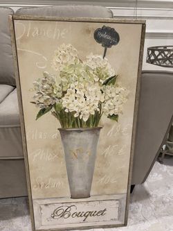 French Floral shop Painting 