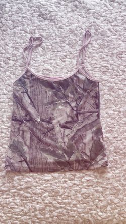 edikted pink camo tank top