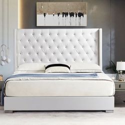 New QUEEN SIZE BED FRAME WITH MATTRESS NEW BEDROOM FURNITURE CAMA QUEEN SIZE 