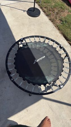 Small workout trampoline for kids or adult