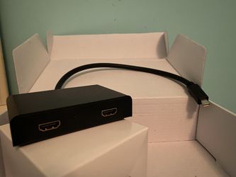 Monoprice 2-Port Mini DisplayPort 1.2 to HDMI Multi-Stream