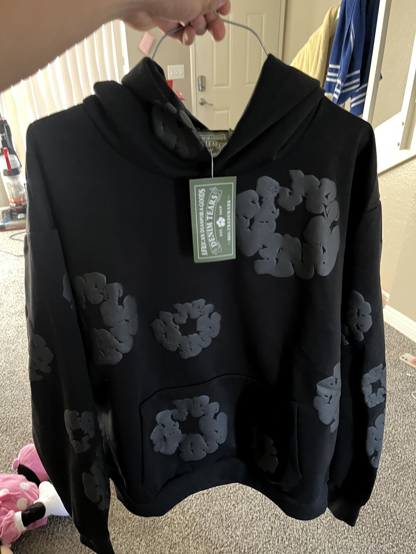 Denim Tear Sweater Size Large,New Products : American Fashion Style Bags On Sale
