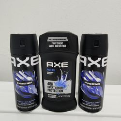 $10 for all. Axe Deodorants. HABLO ESPAÑOL.