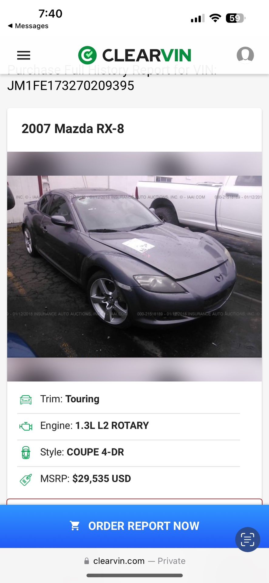 2007 Mazda Rx-8