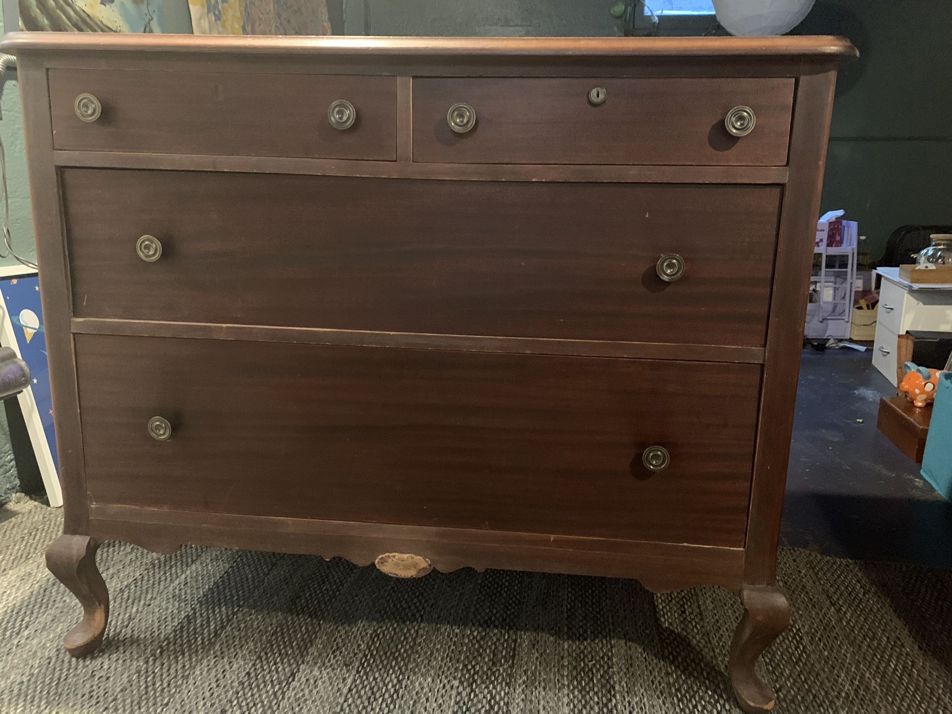 Antique Wood Dresser